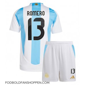 Argentina Cristian Romero #13 Hjemmebanetrøje Børn Copa America 2024 Kortærmet (+ Korte bukser)